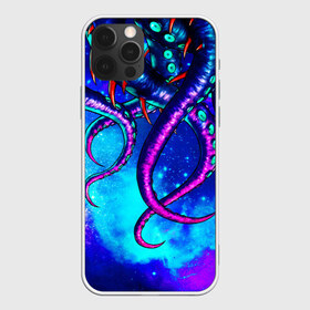 Чехол для iPhone 12 Pro Max с принтом Щупальца в Петрозаводске, Силикон |  | Тематика изображения на принте: абстракция | звезда | кальмар | космос | кракен | море | неон | океан | осьминог | под водой | подводный мир | щупальца