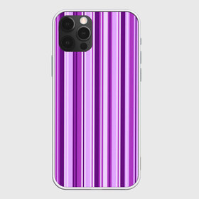 Чехол для iPhone 12 Pro Max с принтом Фиолетово-чёрные полосы в Петрозаводске, Силикон |  | вертикальные полосы | вертикальный рисунок | линии | полосы | розовый | светлый | темный | фиолетовый | черный