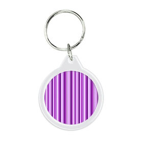 Брелок круглый с принтом Фиолетово-чёрные полосы в Петрозаводске, пластик и полированная сталь | круглая форма, металлическое крепление в виде кольца | вертикальные полосы | вертикальный рисунок | линии | полосы | розовый | светлый | темный | фиолетовый | черный