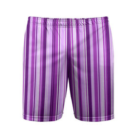Мужские шорты спортивные с принтом Фиолетово-чёрные полосы в Петрозаводске,  |  | Тематика изображения на принте: вертикальные полосы | вертикальный рисунок | линии | полосы | розовый | светлый | темный | фиолетовый | черный