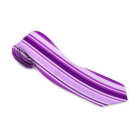 Галстук 3D с принтом Фиолетово-чёрные полосы в Петрозаводске, 100% полиэстер | Длина 148 см; Плотность 150-180 г/м2 | Тематика изображения на принте: вертикальные полосы | вертикальный рисунок | линии | полосы | розовый | светлый | темный | фиолетовый | черный