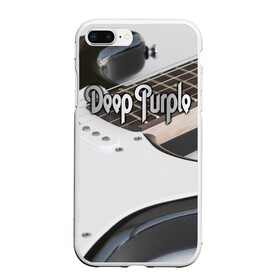 Чехол для iPhone 7Plus/8 Plus матовый с принтом Deep Purple в Петрозаводске, Силикон | Область печати: задняя сторона чехла, без боковых панелей | deep purple | whoosh | дэвид ковердейл | иэн гиллан | метал | ричи блэкмор | роджер гловер | рок | свист | хард | хэви