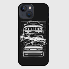Чехол для iPhone 13 mini с принтом BMW в Петрозаводске,  |  | auto | bmw | car | e | e34 | germany | m | m5 | series | x | авто | автомобиль | бмв | бнв | германия | машина