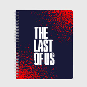 Тетрадь с принтом THE LAST OF US ОДНИ ИЗ НАС в Петрозаводске, 100% бумага | 48 листов, плотность листов — 60 г/м2, плотность картонной обложки — 250 г/м2. Листы скреплены сбоку удобной пружинной спиралью. Уголки страниц и обложки скругленные. Цвет линий — светло-серый
 | Тематика изображения на принте: last | logo | the | the last of us | the last of us 2 | thelastofus | thelastofus 2 | tlou2 | zombie | джоэл | зе ласт оф ас | зеластофас | зеластофас 2 | зомби | лого | логотип | логотипы | символ | символы | элли