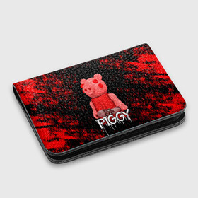 Картхолдер с принтом с принтом ROBLOX PIGGY - СВИНКА ПИГГИ в Петрозаводске, натуральная матовая кожа | размер 7,3 х 10 см; кардхолдер имеет 4 кармана для карт; | Тематика изображения на принте: pig | piggy | roblox | игра | компьютерная игра | логотип | онлайн | онлайн игра | пигги | поросенок | роблакс | роблокс | свинка | свинья