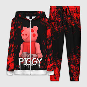Женский костюм 3D с принтом ROBLOX PIGGY   СВИНКА ПИГГИ в Петрозаводске,  |  | Тематика изображения на принте: pig | piggy | roblox | игра | компьютерная игра | логотип | онлайн | онлайн игра | пигги | поросенок | роблакс | роблокс | свинка | свинья