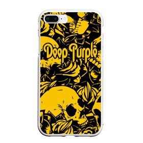 Чехол для iPhone 7Plus/8 Plus матовый с принтом Deep Purple в Петрозаводске, Силикон | Область печати: задняя сторона чехла, без боковых панелей | deep purple | whoosh | дэвид ковердейл | иэн гиллан | метал | ричи блэкмор | роджер гловер | рок | свист | хард | хэви