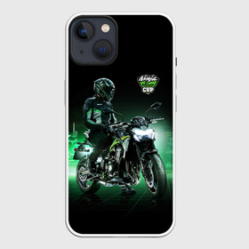 Чехол для iPhone 13 с принтом Kawasaki Ninja Cup в Петрозаводске,  |  | Тематика изображения на принте: cup | helmet | japan | kawasaki | motorcycle | night | ninja | racer | гонщик | кубок | мотоцикл | ночь | шлем | япония