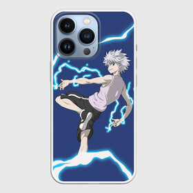 Чехол для iPhone 13 Pro с принтом Молния HH Киллуа Золдик в Петрозаводске,  |  | anime | hisoka | hunter x hunter | japan | killua | аниме | анимешникам | герои | гон | детские | иллуми | курапика | манга | мультсериал | мультфильм | охотник | приключения | фрикс | хантер | хисока | хищник | хролло