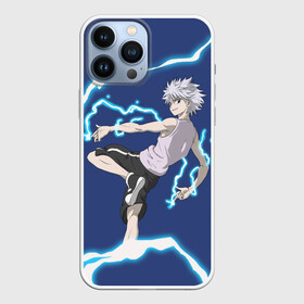 Чехол для iPhone 13 Pro Max с принтом Молния HH Киллуа Золдик в Петрозаводске,  |  | anime | hisoka | hunter x hunter | japan | killua | аниме | анимешникам | герои | гон | детские | иллуми | курапика | манга | мультсериал | мультфильм | охотник | приключения | фрикс | хантер | хисока | хищник | хролло