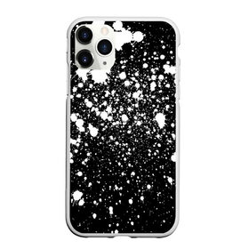 Чехол для iPhone 11 Pro Max матовый с принтом Белая краска в Петрозаводске, Силикон |  | casual | pattern | snow | winter | акварельные | брызги | зима | краски | круги | крутые | мазки | маляр | модные | мужские | ночь | паттерн | популярные | пятна | пятнистый | снег | снегопад | снежинки | текстура