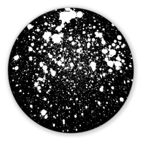 Коврик для мышки круглый с принтом Белая краска в Петрозаводске, резина и полиэстер | круглая форма, изображение наносится на всю лицевую часть | casual | pattern | snow | winter | акварельные | брызги | зима | краски | круги | крутые | мазки | маляр | модные | мужские | ночь | паттерн | популярные | пятна | пятнистый | снег | снегопад | снежинки | текстура