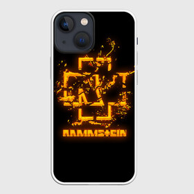 Чехол для iPhone 13 mini с принтом RAMMSTEIN в Петрозаводске,  |  | amerika | art | germany | logo | rammstein | rock | till lindemann | арт | германия | группа | логотип | музыка | немецкая группа | немцы | песня | раммштайн | рамштайн | рок