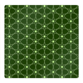 Магнитный плакат 3Х3 с принтом Зеленые звёзды в Петрозаводске, Полимерный материал с магнитным слоем | 9 деталей размером 9*9 см | Тематика изображения на принте: вертикальный рисунок | звёзды | зеленый | отражение | темный