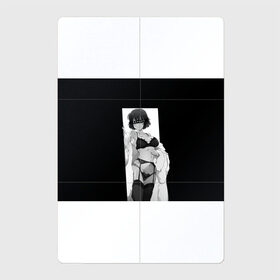 Магнитный плакат 2Х3 с принтом Senpai в Петрозаводске, Полимерный материал с магнитным слоем | 6 деталей размером 9*9 см | anime | senpai | tyan | аниме | сенпай