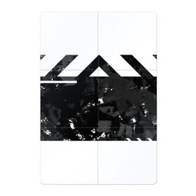 Магнитный плакат 2Х3 с принтом Гранж-абстакция в Петрозаводске, Полимерный материал с магнитным слоем | 6 деталей размером 9*9 см | Тематика изображения на принте: абстракция | геометрия | гранж | грязь | черно белый