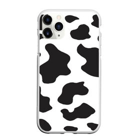Чехол для iPhone 11 Pro Max матовый с принтом COW PRINT в Петрозаводске, Силикон |  | animals | cow | cow print | корова | коровий принт