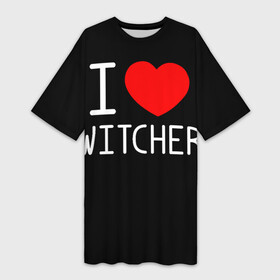 Платье-футболка 3D с принтом ВЕДЬМАК в Петрозаводске,  |  | cavil | cavill | gwent | henry | the witcher | witcher | ведьмак | витчер | волк | гвент | генри | геральд | геральт | кавил | кавилл | ривия | хенри