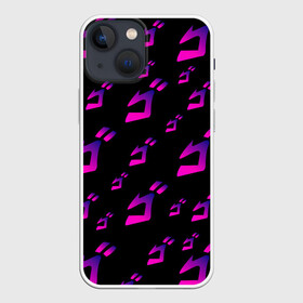 Чехол для iPhone 13 mini с принтом JoJo Bizarre Adventure в Петрозаводске,  |  | anime | jojo | jojo’s bizarre adventure | аниме | анимэ | биззаре адвенчер | джо | джо джо | джоджо | джонатан джостар | дзёсукэ хигасиката | дзётаро кудзё | жожо | игги | кира | лого | манга | невероятные приключения