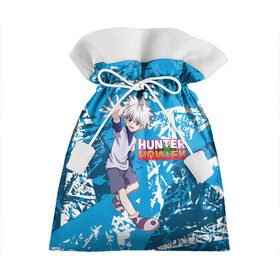 Подарочный 3D мешок с принтом Киллуа Hunter x Hunter в Петрозаводске, 100% полиэстер | Размер: 29*39 см | anime | hunter | hunter x hunter | killua | zoldyck | аниме | зодиак | охотник | охотники