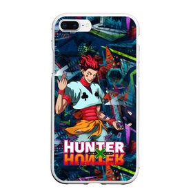 Чехол для iPhone 7Plus/8 Plus матовый с принтом Хисока Hunter x Hunter в Петрозаводске, Силикон | Область печати: задняя сторона чехла, без боковых панелей | anime | hunter | hunter x hunter | zoldyck | аниме | зодиак | охотник | охотники | хисока