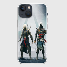 Чехол для iPhone 13 mini с принтом ASSASSIN S CREED в Петрозаводске,  |  | black flag | brotherhood | chronicles | creed | game | origins | revelations | rogue | syndicate | unity | valhalla | альтаир | ассасин | игры | кинжал | пираты