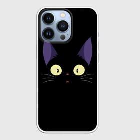 Чехол для iPhone 13 Pro с принтом Дзи Дзи в Петрозаводске,  |  | cat | delivery | ji | jiji | kikis | service | totoro | ведьмина | дзи | дзидзи | доставки | кики | кот | котенок | котик | кэт | миядзаки | служба | тоторо | хаяо | черный