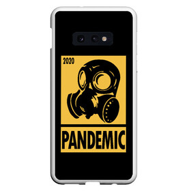 Чехол для Samsung S10E с принтом Pandemic в Петрозаводске, Силикон | Область печати: задняя сторона чехла, без боковых панелей | 2020 | coronavirus | covid19 | cowid | epidemic | fallout | half | life | pandemic | survival | ultimate | virus | вирус | выживание | игра | катастрофа | киберпанк | кови | ковид | коронавирус | лайф | пандемия | ситуация | сталкер | фалаут | халф