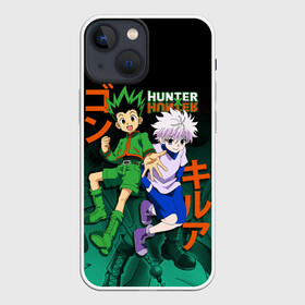 Чехол для iPhone 13 mini с принтом Хантер лого иероглифы в Петрозаводске,  |  | anime | hunter x hunter | аниме | гон фрикс | манга | охотник х охотник | хантер хантер | хантеры