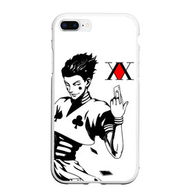 Чехол для iPhone 7Plus/8 Plus матовый с принтом Hunter x Hunter Hisoka в Петрозаводске, Силикон | Область печати: задняя сторона чехла, без боковых панелей | anime | hisoka | hunter x hunter | аниме | манга | охотник х охотник | труппа теней | хантер хантер | хантеры | хисока