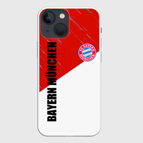 Чехол для iPhone 13 mini с принтом Бавария в Петрозаводске,  |  | bayern munich | lewandowski | бавария | баер мюнхен | германия | левандовски | футбол