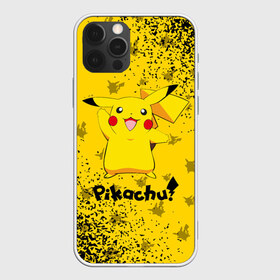 Чехол для iPhone 12 Pro Max с принтом ПИКАЧУ PIKACHU в Петрозаводске, Силикон |  | Тематика изображения на принте: anime | manga | pikachu | pokemon | pokemons | аниме | детектив | кино | манга | мультфилтфильм | муьлт | пикачу | покемон | покемоны | фильм