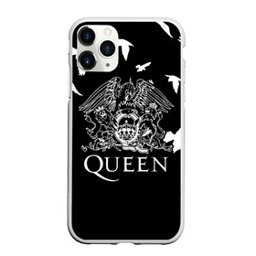 Чехол для iPhone 11 Pro Max матовый с принтом Queen в Петрозаводске, Силикон |  | bohemian | brian | freddie | john | mercury | must go on | queen | rhapsody | roger | taylor | the miracle | the show | богемская | рапсодия | роджер тейлор | фредди меркьюри