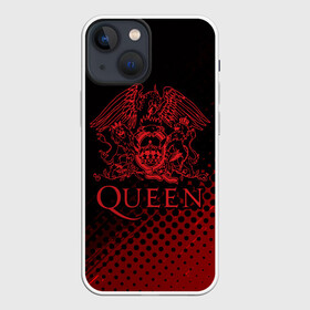 Чехол для iPhone 13 mini с принтом Queen в Петрозаводске,  |  | bohemian | brian | freddie | john | mercury | must go on | queen | rhapsody | roger | taylor | the miracle | the show | богемская | рапсодия | роджер тейлор | фредди меркьюри