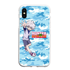 Чехол для iPhone XS Max матовый с принтом Киллуа Hunter x Hunter в Петрозаводске, Силикон | Область печати: задняя сторона чехла, без боковых панелей | anime | hunter | hunter x hunter | killua | zoldyck | аниме | зодиак | охотник | охотники