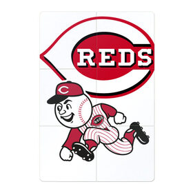 Магнитный плакат 2Х3 с принтом Cincinnati reds в Петрозаводске, Полимерный материал с магнитным слоем | 6 деталей размером 9*9 см | baseball | cincinnati | gamer | reds | sport | team | usa | бейсбол | игрок | спорт | сша | цинциннати