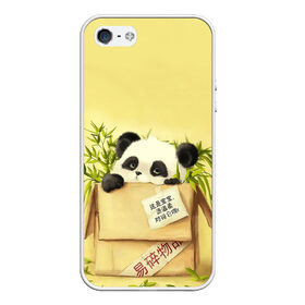 Чехол для iPhone 5/5S матовый с принтом Заказывали Панду? ? в Петрозаводске, Силикон | Область печати: задняя сторона чехла, без боковых панелей | order | panda | заказ | заказывали панду | панда | панда в коробке