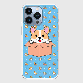 Чехол для iPhone 13 Pro с принтом КОРГИ в Петрозаводске,  |  | dog | dogs | весёлые собачки | еда | корги | корги с пиццей | косточка | кость | милые собачки | пицца | прикольные собачки | собаки | собачки