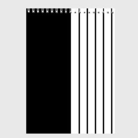 Скетчбук с принтом Dark knite в Петрозаводске, 100% бумага
 | 48 листов, плотность листов — 100 г/м2, плотность картонной обложки — 250 г/м2. Листы скреплены сверху удобной пружинной спиралью | artwork | dark knite | two face | линии | полоски