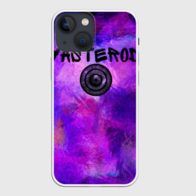 Чехол для iPhone 13 mini с принтом YASTEROD full paint в Петрозаводске,  |  | eye | paint | purple | rinnegan | yasterod | глаз | краска | риннеган | фиолетовый