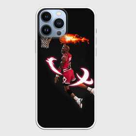 Чехол для iPhone 13 Pro Max с принтом MICHAEL JORDAN в Петрозаводске,  |  | Тематика изображения на принте: jordan | michael | michael jordan | nba | баскетбол | баскетболист | джордан | защитник | майкл | майкл джордан | нба