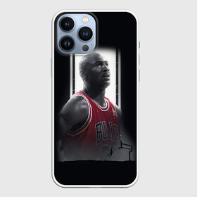 Чехол для iPhone 13 Pro Max с принтом MICHAEL JORDAN в Петрозаводске,  |  | Тематика изображения на принте: jordan | michael | michael jordan | nba | баскетбол | баскетболист | джордан | защитник | майкл | майкл джордан | нба