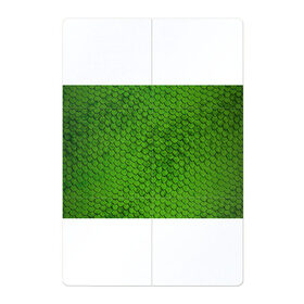 Магнитный плакат 2Х3 с принтом зелёная чешуя в Петрозаводске, Полимерный материал с магнитным слоем | 6 деталей размером 9*9 см | чешуя | чешуя ящерицы