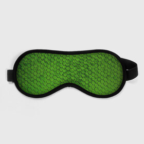 Маска для сна 3D с принтом зелёная чешуя в Петрозаводске, внешний слой — 100% полиэфир, внутренний слой — 100% хлопок, между ними — поролон |  | Тематика изображения на принте: чешуя | чешуя ящерицы
