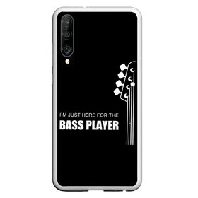 Чехол для Honor P30 с принтом BASS PLAYER (GUITAR) в Петрозаводске, Силикон | Область печати: задняя сторона чехла, без боковых панелей | Тематика изображения на принте: guitar | nick senpai | бас | бас гитара | гитара | марченко | никита марченко