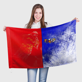 Флаг 3D с принтом На самый вверх в Петрозаводске, 100% полиэстер | плотность ткани — 95 г/м2, размер — 67 х 109 см. Принт наносится с одной стороны | graffiti | speed | граффити | движение | скорость