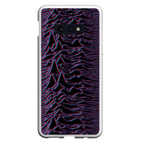 Чехол для Samsung S10E с принтом Joy Division Glitch в Петрозаводске, Силикон | Область печати: задняя сторона чехла, без боковых панелей | Тематика изображения на принте: glitch | ian curtis | joy division | rock | unknown pleasures | глюк | иэн кёртис | рок