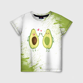 Детская футболка 3D с принтом Авокадо в Петрозаводске, 100% гипоаллергенный полиэфир | прямой крой, круглый вырез горловины, длина до линии бедер, чуть спущенное плечо, ткань немного тянется | Тематика изображения на принте: авокадо | веган | еда блогеров | мемы | минимализм | прикольные картинки | прикольные надписи | растение | смешное авокадо | фрукт