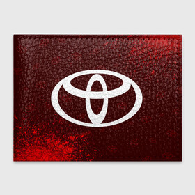 Обложка для студенческого билета с принтом TOYOTA   ТОЙОТА в Петрозаводске, натуральная кожа | Размер: 11*8 см; Печать на всей внешней стороне | auto | camry | corolla | cruiser | land | logo | moto | rav | supra | toyota | авенсис | авто | автомобиль | камри | королла | крузер | ленд | лого | логотип | логотипы | марка | мото | рав | символ | тоета | тоеты | тойота | тойоты