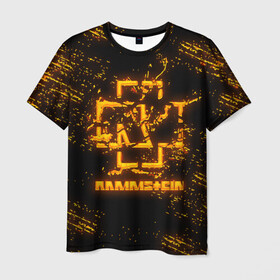Мужская футболка 3D с принтом RAMMSTEIN в Петрозаводске, 100% полиэфир | прямой крой, круглый вырез горловины, длина до линии бедер | amerika | art | germany | logo | rammstein | rock | till lindemann | арт | германия | группа | логотип | музыка | немецкая группа | немцы | песня | раммштайн | рамштайн | рок